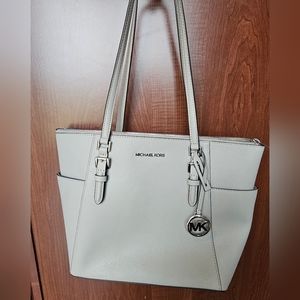 Michael Kors Jet Set Grey Tote Purse